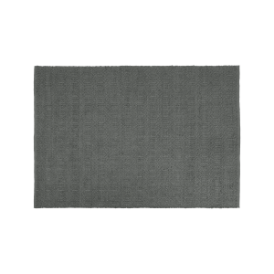 Antracitgrå stor matta av jute