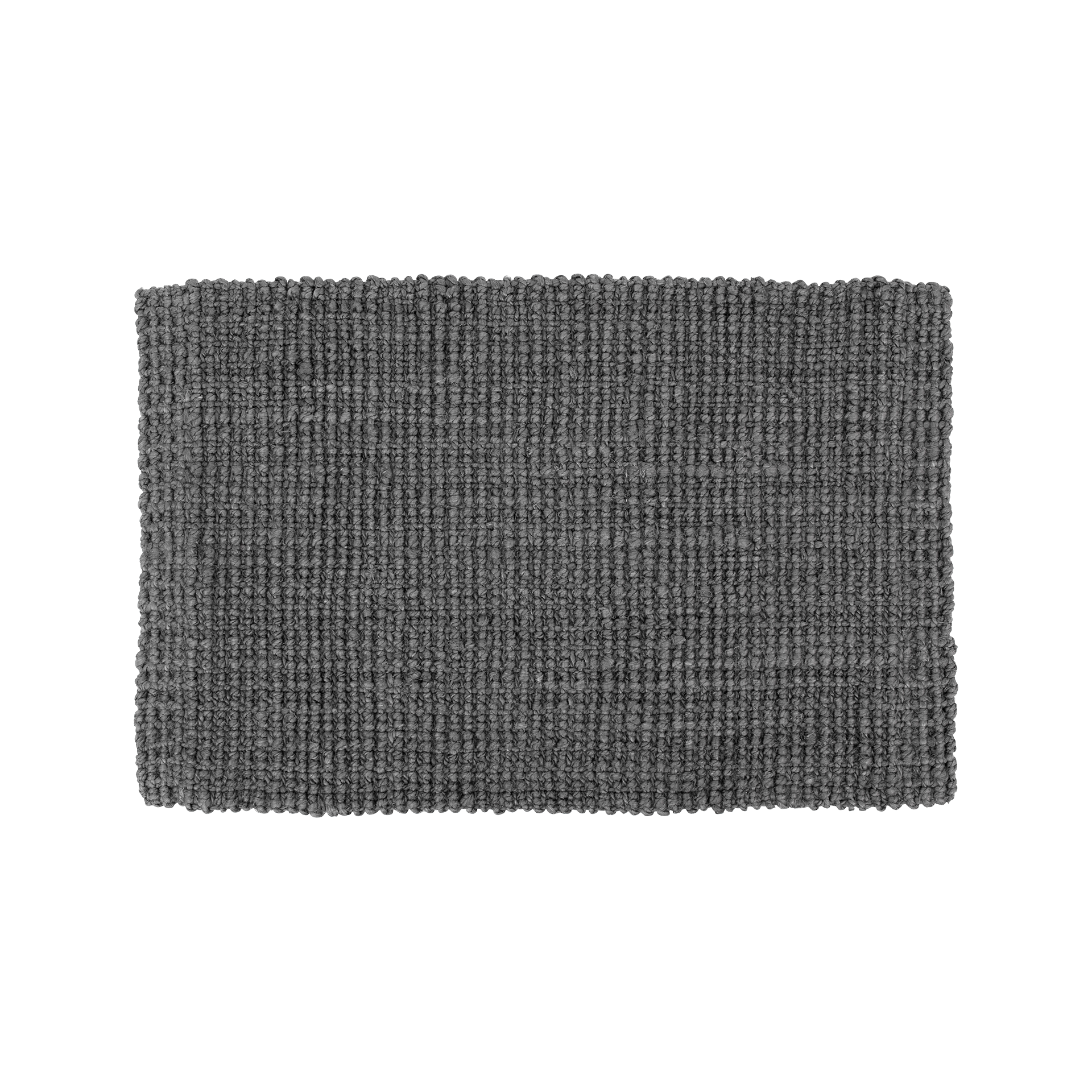 Dark grey doormat Julia of jute Dixie