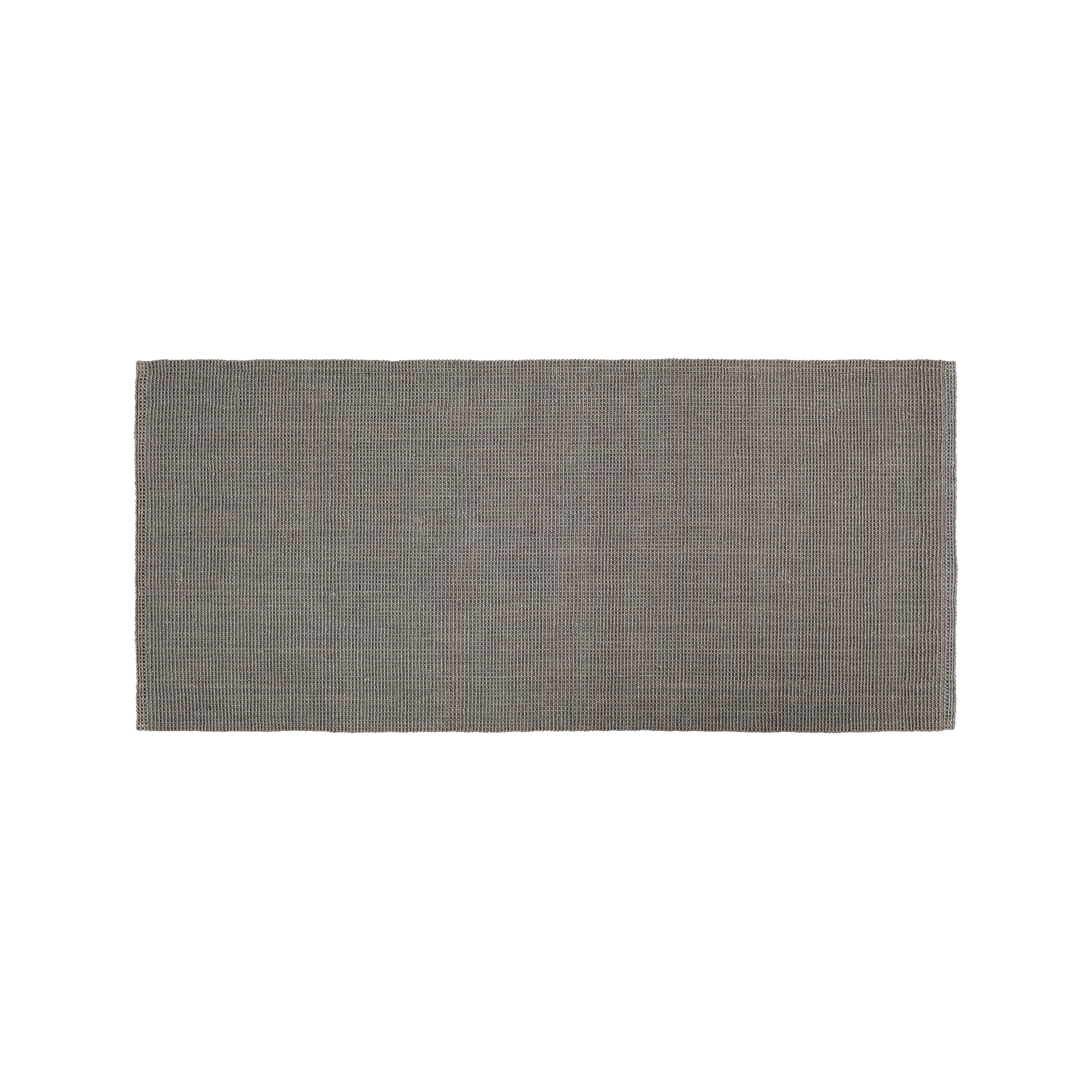 Cement grey long rug Fiona of jute