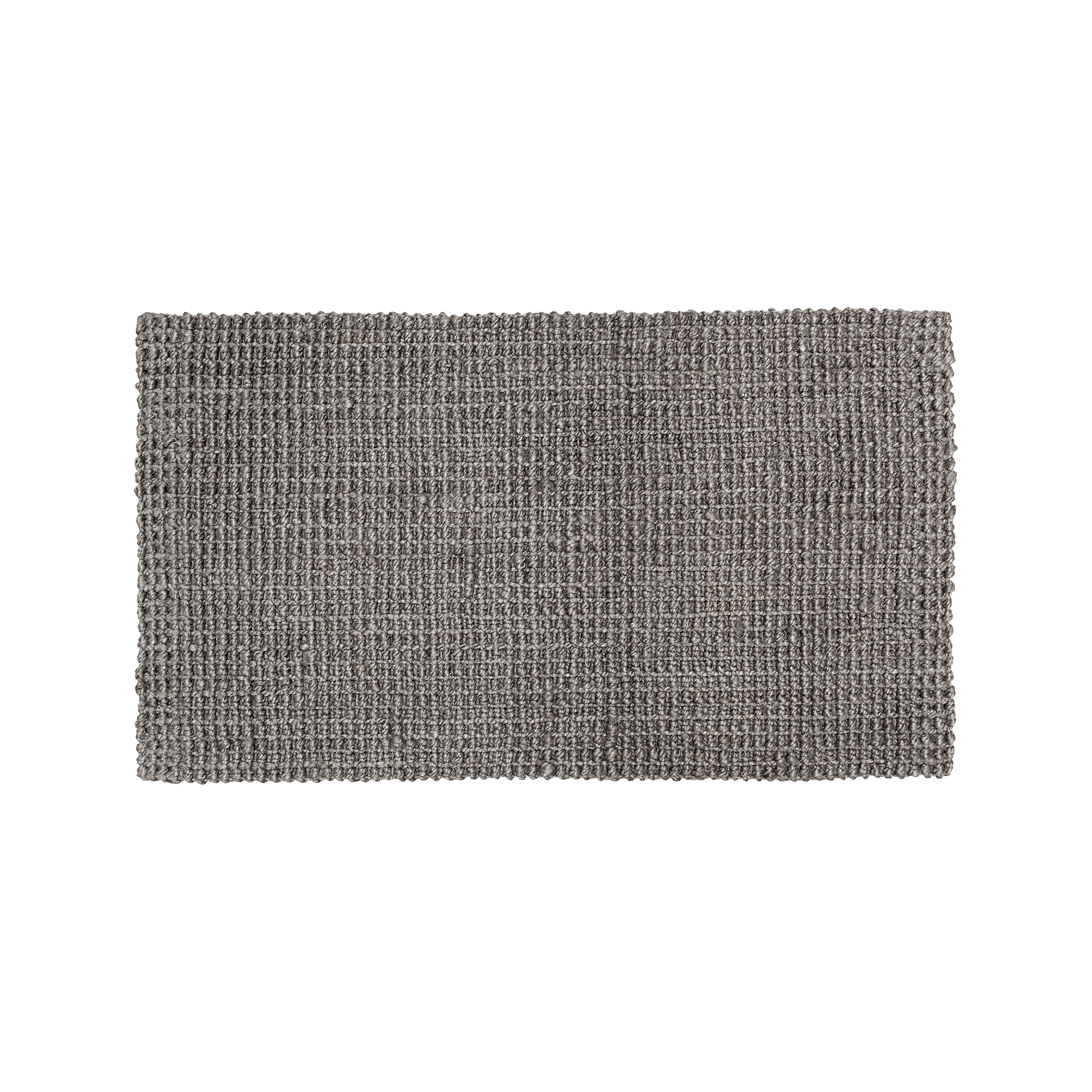 Cement grey long doormat Julia of jute