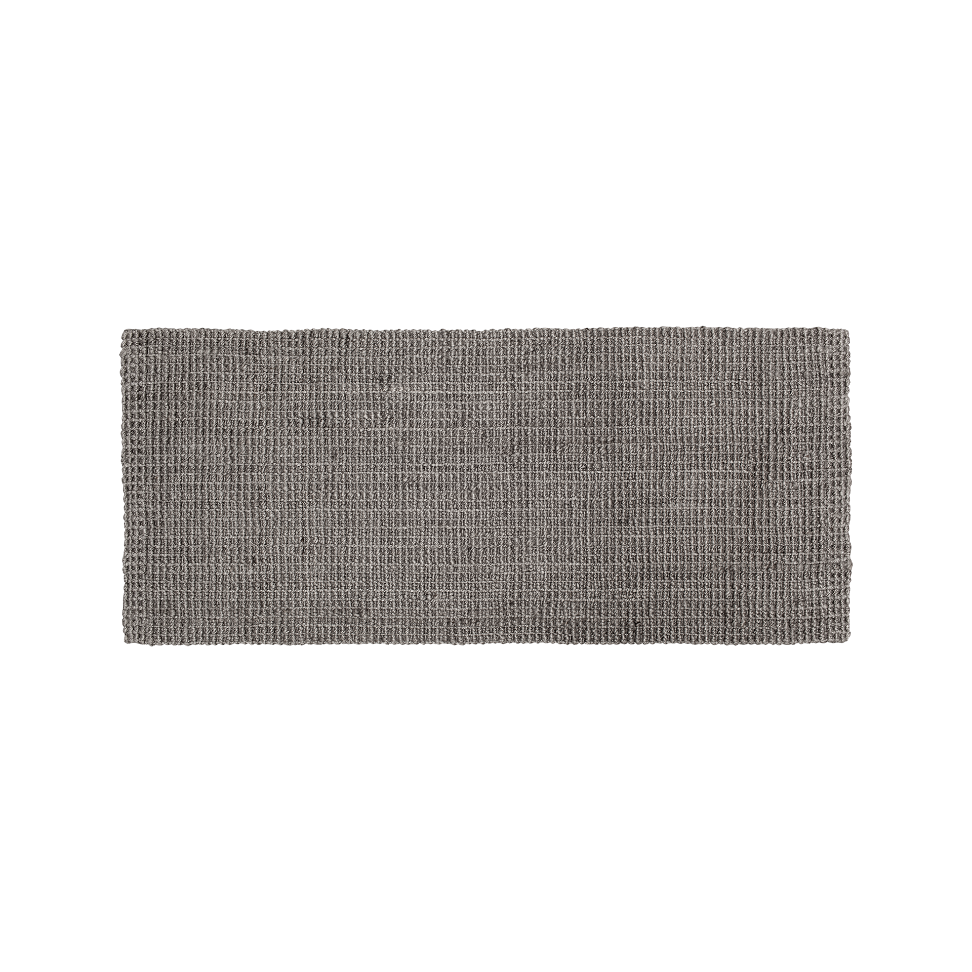 Cement grey long rug Julia of jute