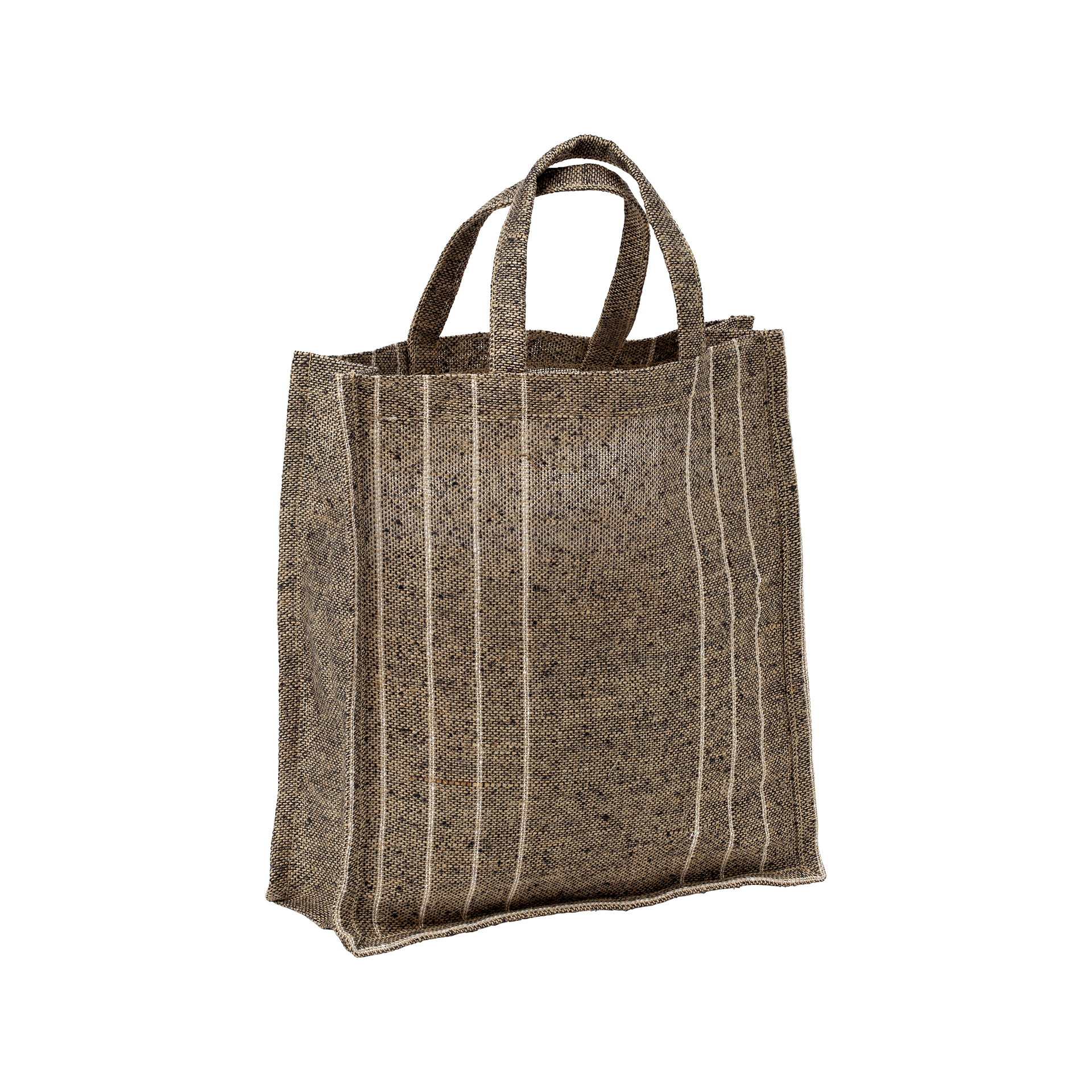 Striped bag made of thin jute fabric Dixie