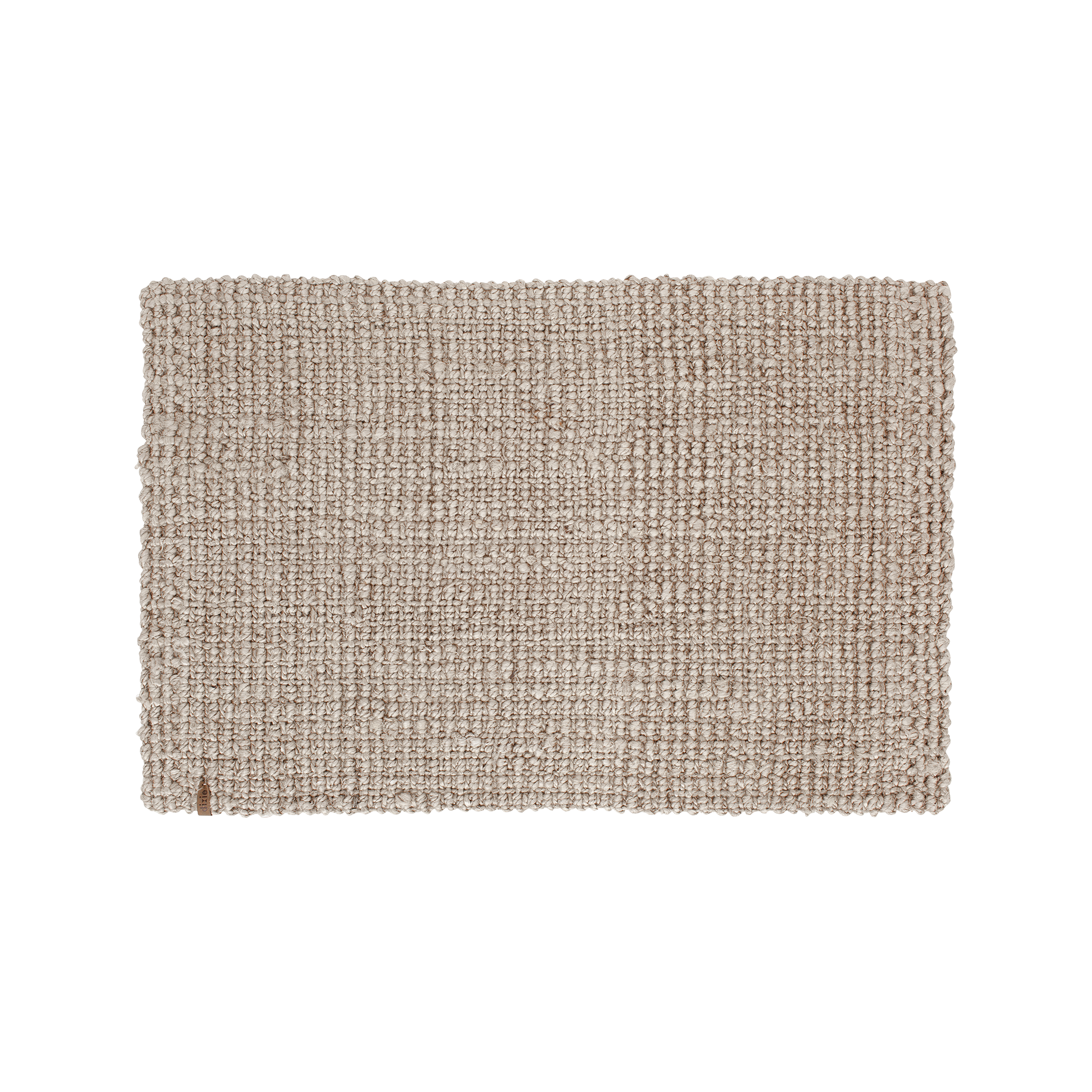 Grey doormat Julia of jute