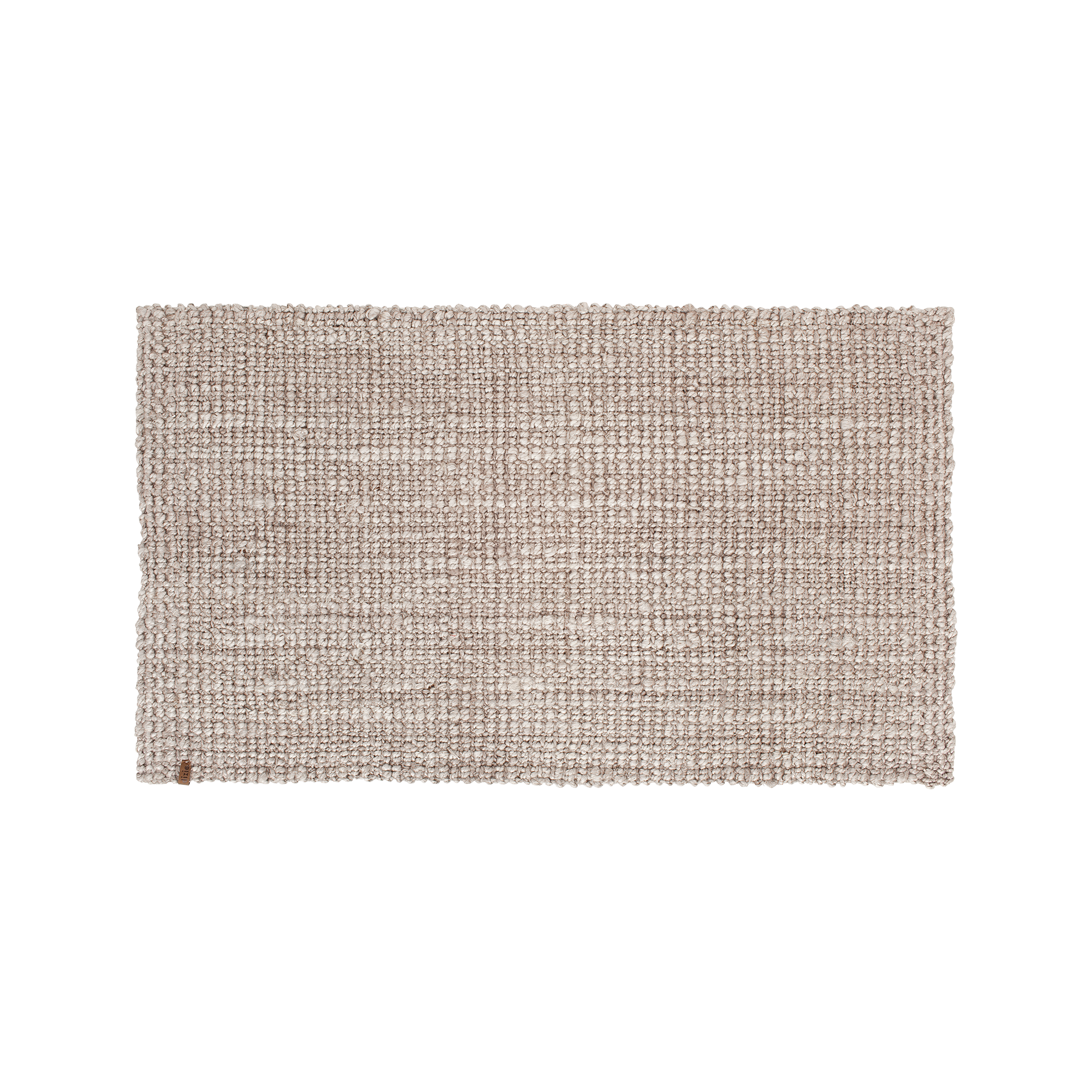 Grey long doormat Julia of jute