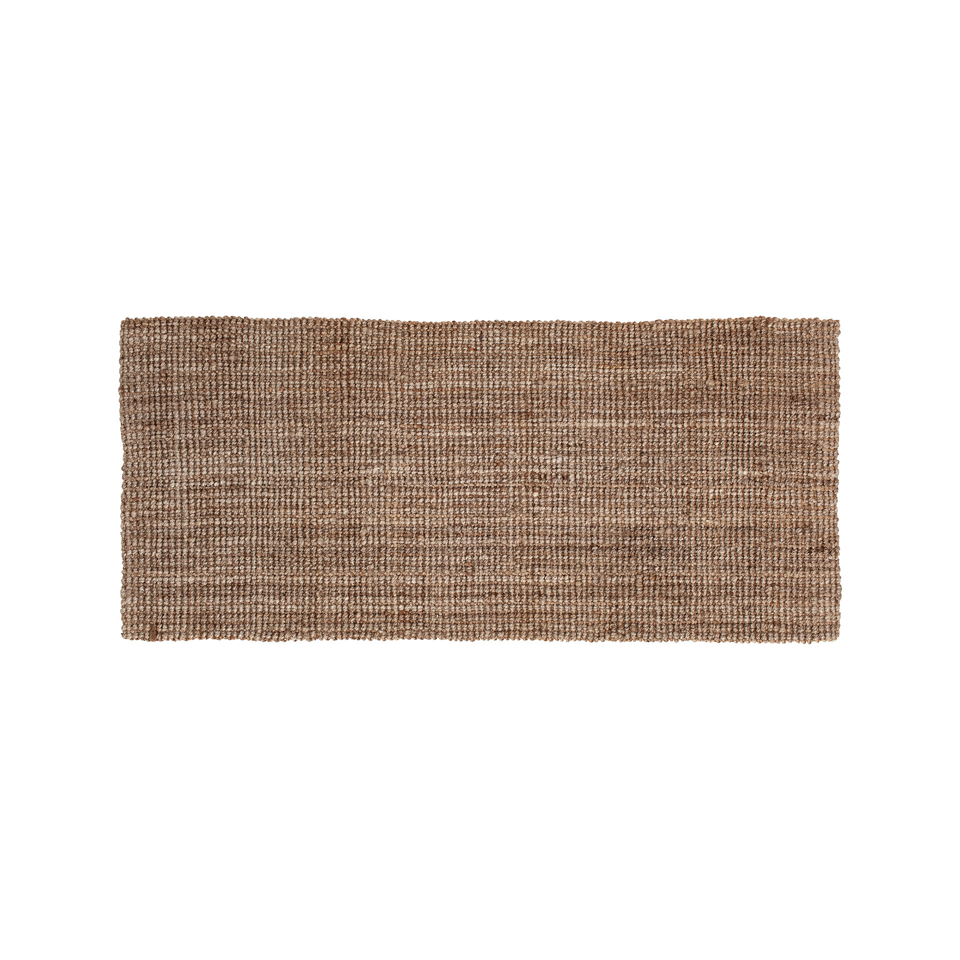 Natural grey long rug Julia of jute