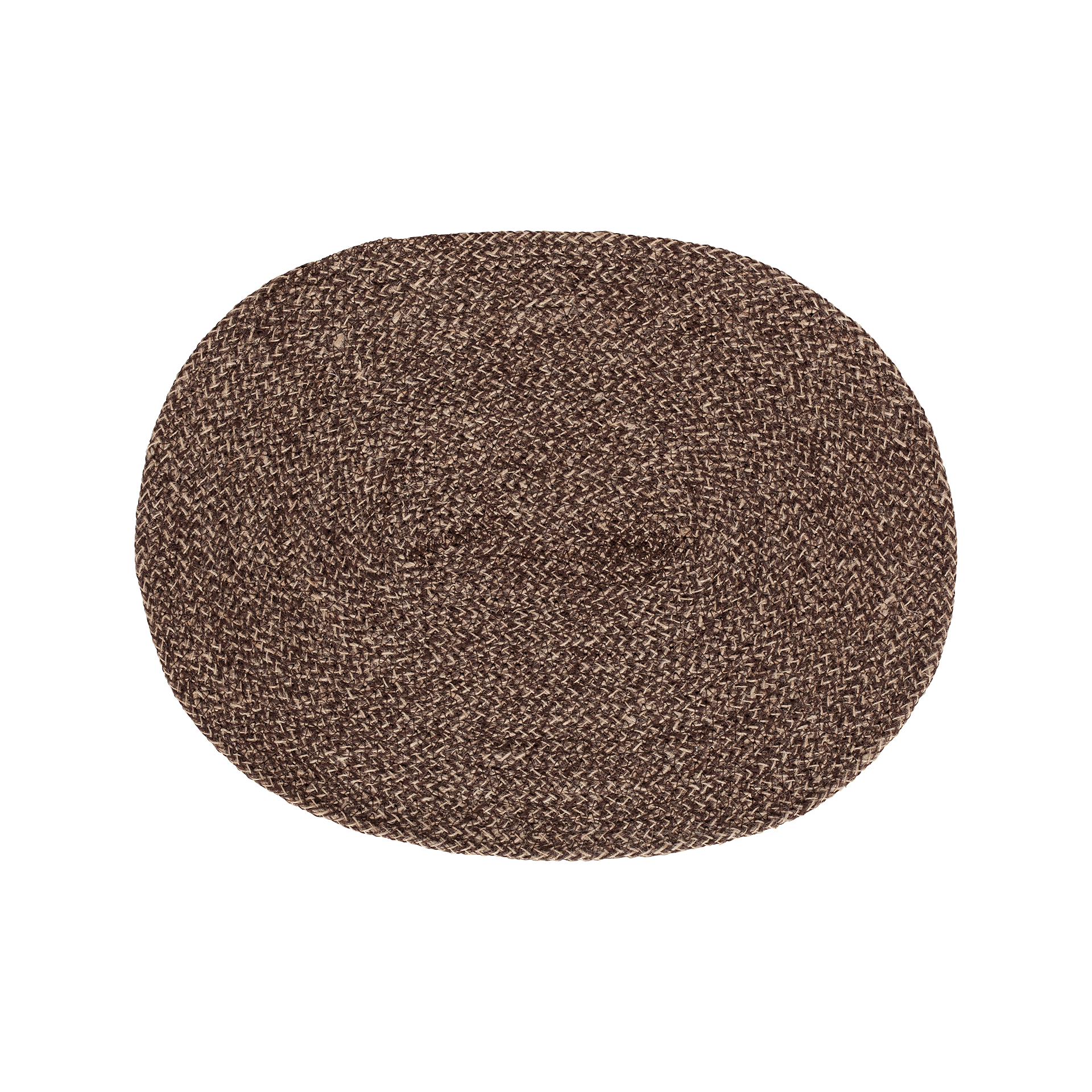 Oval placemat Ella, made of jute