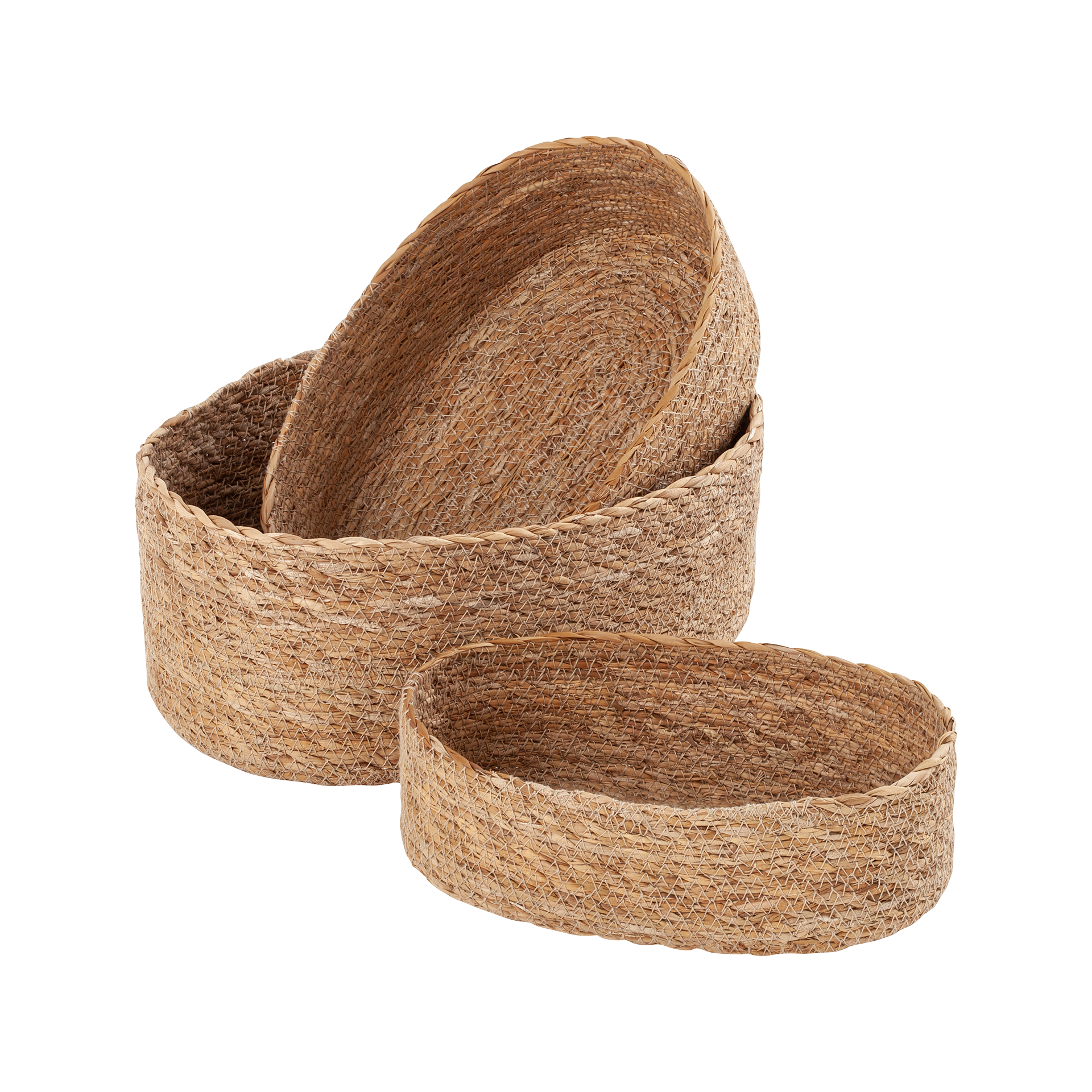 Bread basket oval Emil natural S/3