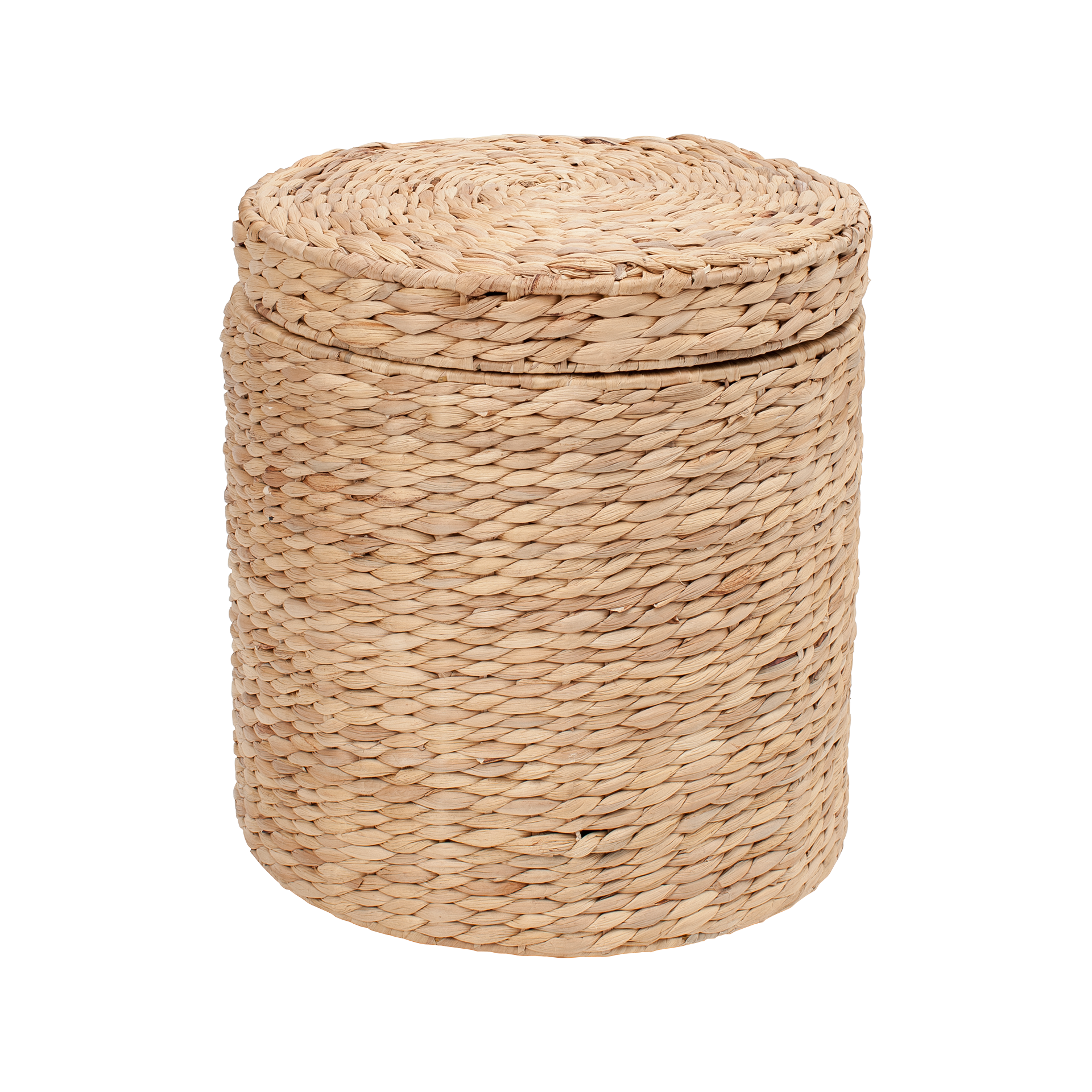 Sittpuff med lock Lily av vattenhyacinth