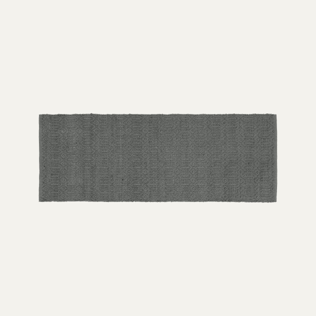 Rug Diamond anthracite 80x220cm