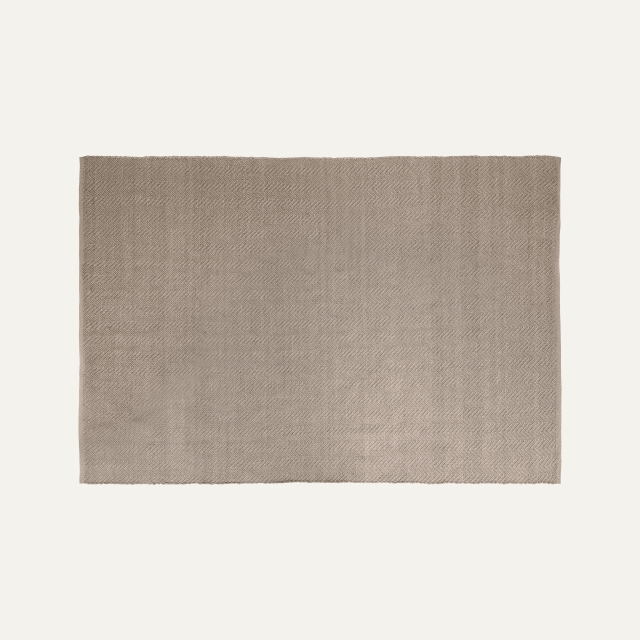 Outdoor rug Wave taupe 190x290cm