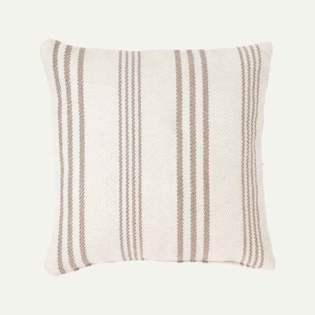 Outdoor cushion Stripe taupe 50x50cm