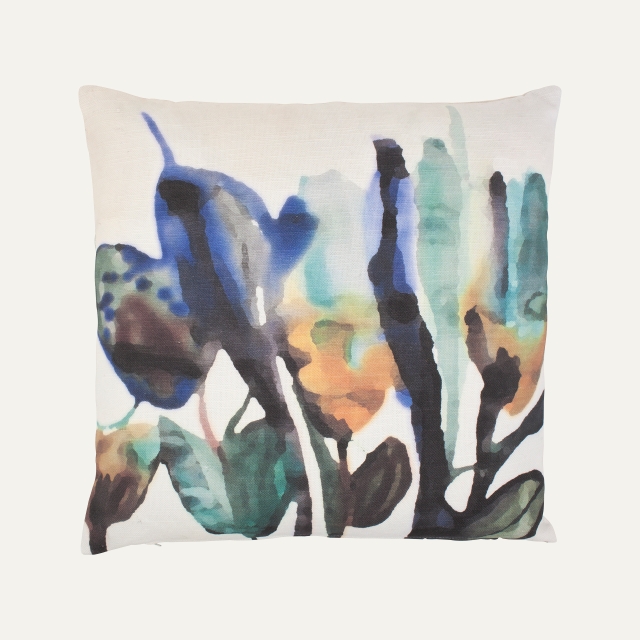 Cushion cover Flora, made of cotton 