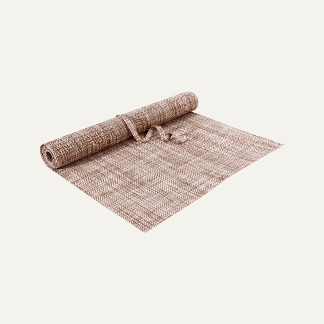 Brown synthetic table runner Sixten