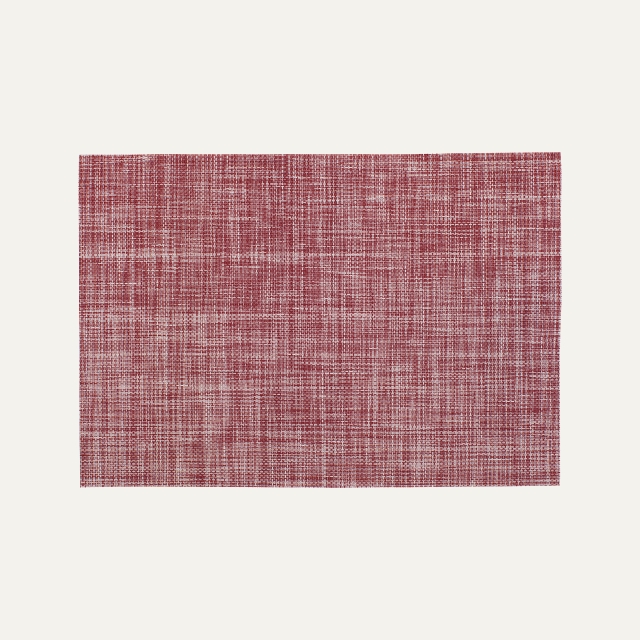  Red rectangular synthetic placemat Sixten