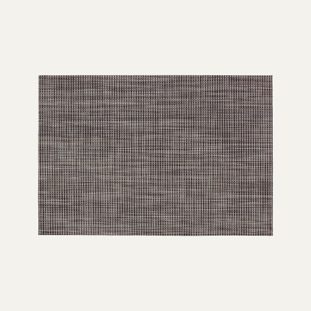 Dark grey rectangular synthetic placemat Sixten