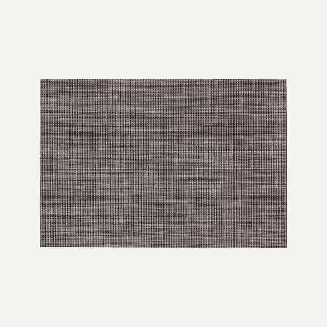 Dark grey rectangular synthetic placemat Sixten