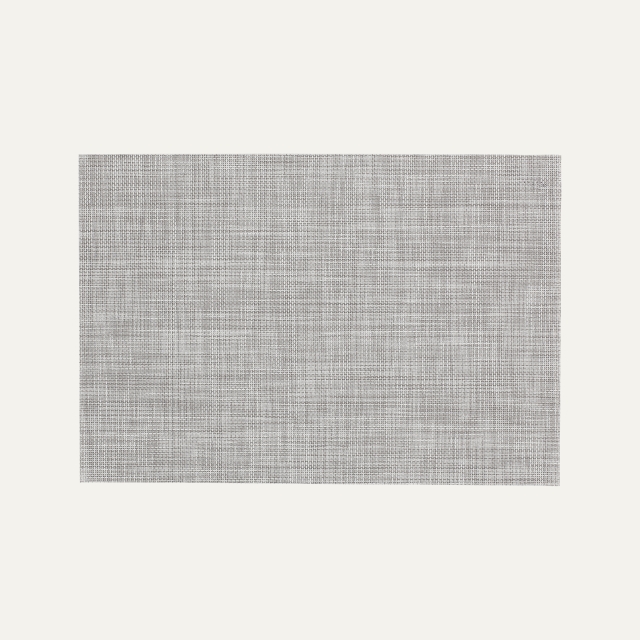 Grey rectangular synthetic placemat Sixten