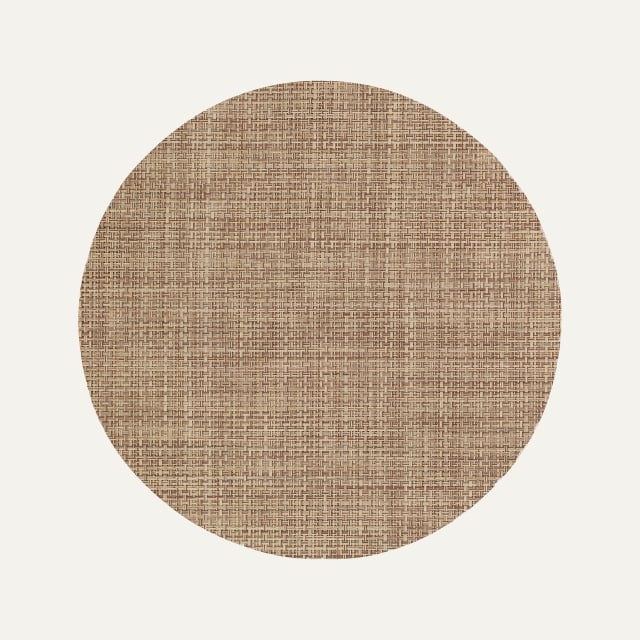 Nature melange round synthetic placemat Sture