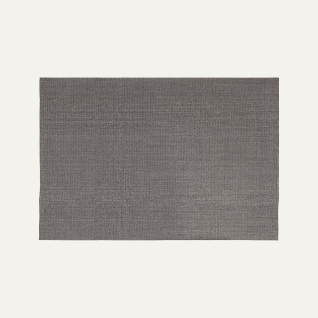 Grey mixed large rug Jenny, made of sisal