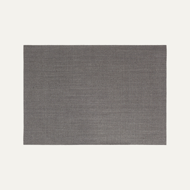 Grey mixed large rug Jenny, made of sisal