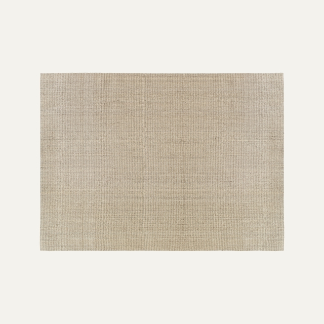 Sand-colored large rug Jenny, made of sisal
