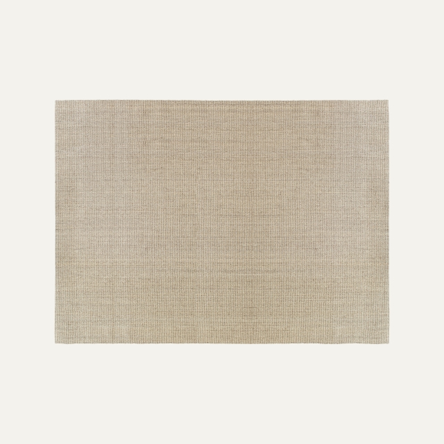 Sand-colored large rug Jenny, made of sisal