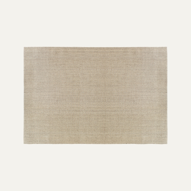 Sand-colored large rug Jenny, made of sisal