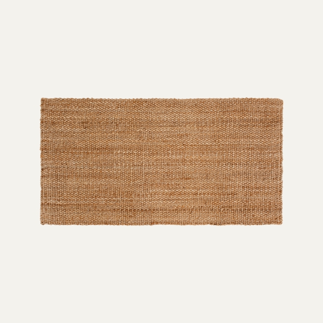 Uncolored natural large doormat Freja, made of jute 