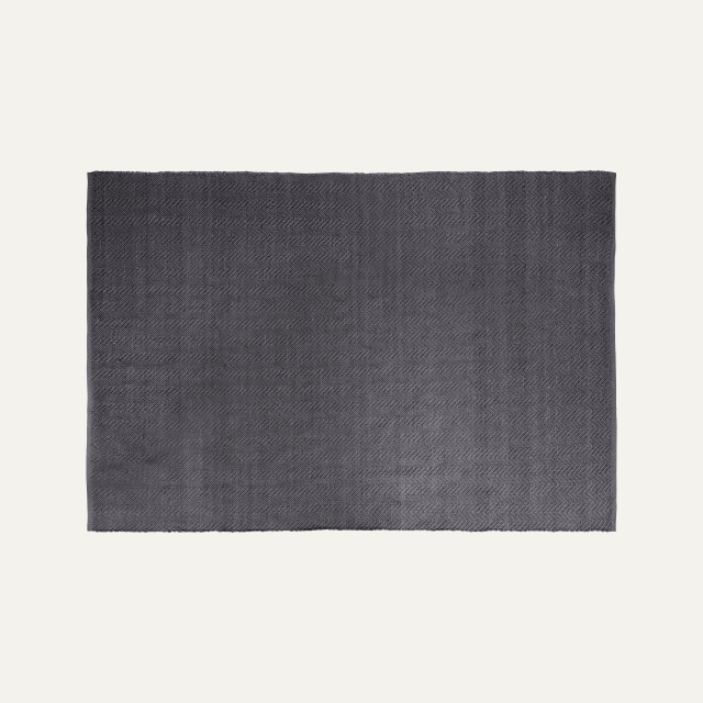 Outdoor rug Wave dark grey 190x290cm