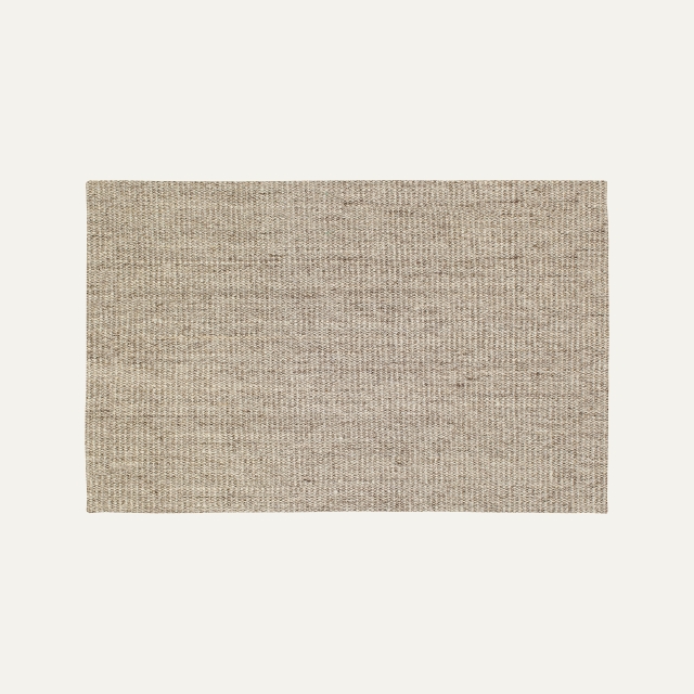 Sand melange doormat Jenny without border, made of sisal