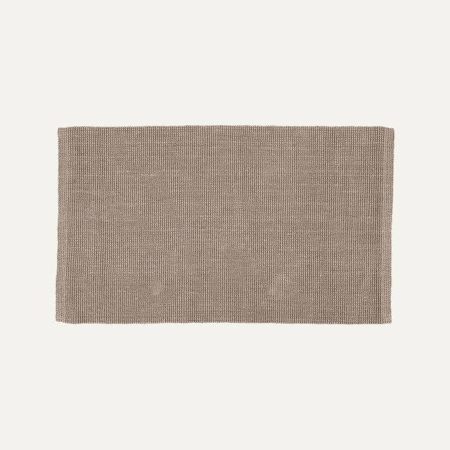 Grey long doormat Fiona of jute