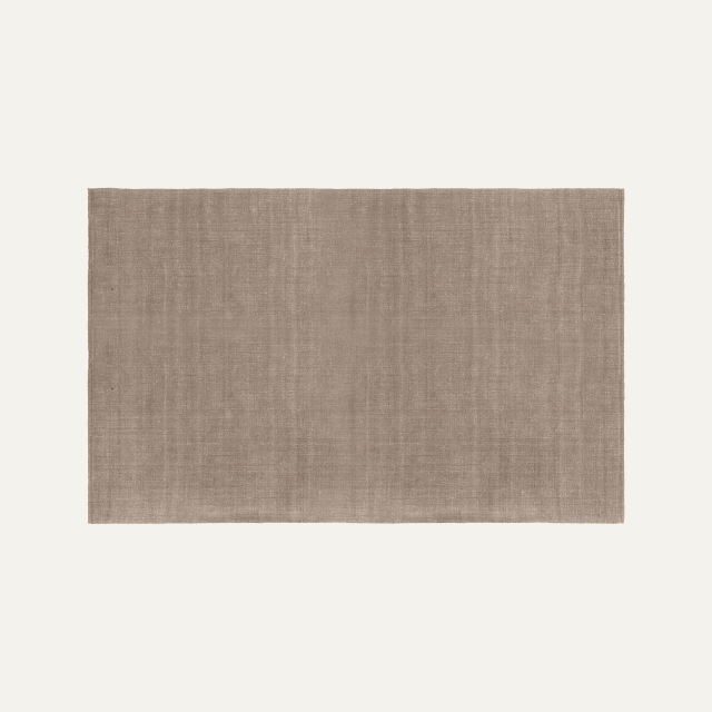 Grey large rug Fiona of jute