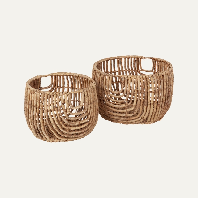 Basket round open twist Lily S/2